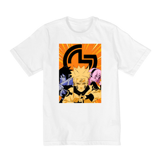 T-shirt infantil Naruto time 7 (10 a 14 anos)