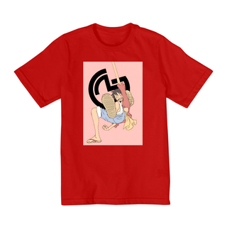 Nome do produtoT-shirt infantil Luffy (10 a 14 anos)