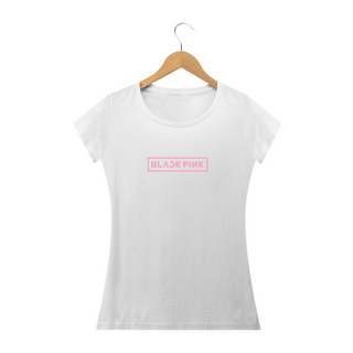 CAMISETA BLACKPINK FEMININA LOGO COR BRANCA