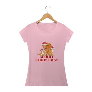 Nome do produtoT-shirt Baby Long Natal Família Pet