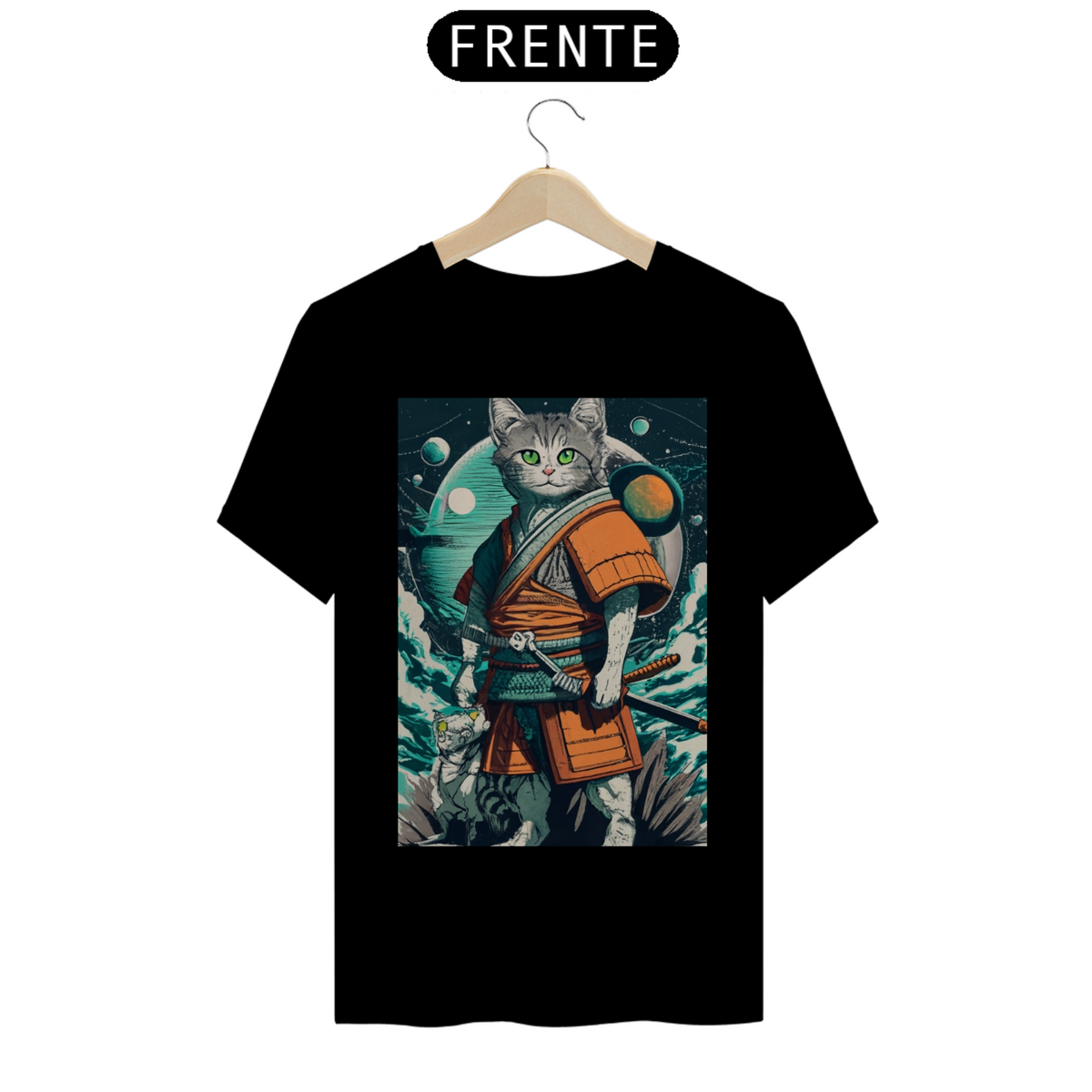 Nome do produto: T-SHIRT CAMICAT CAMURAI LUNAR