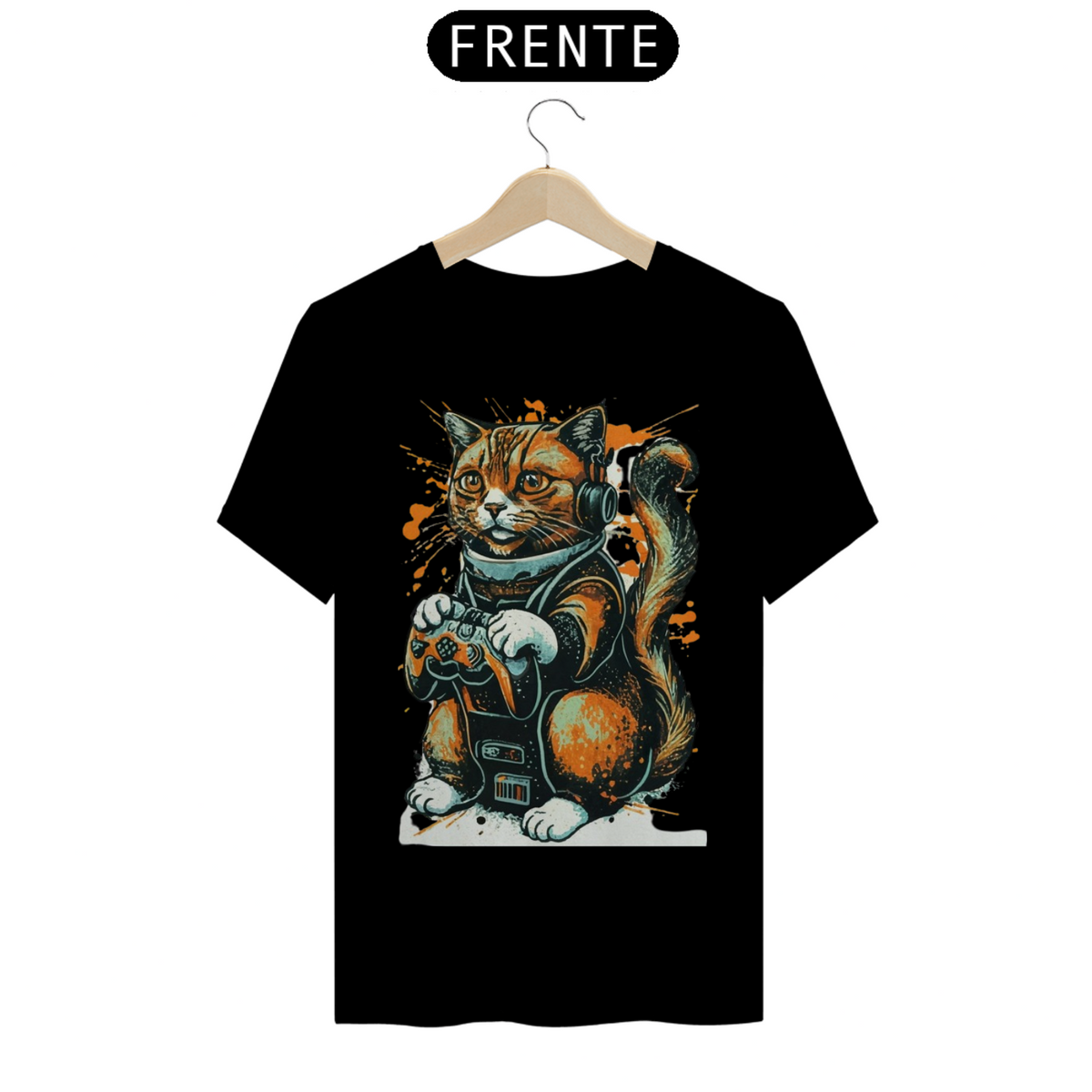 Nome do produto: T-SHIRT CAMICAT ASTRONAUTA