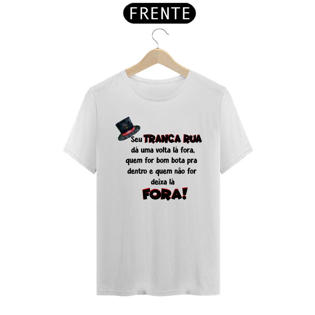 Nome do produto: CAMISETA TRANCA RUA