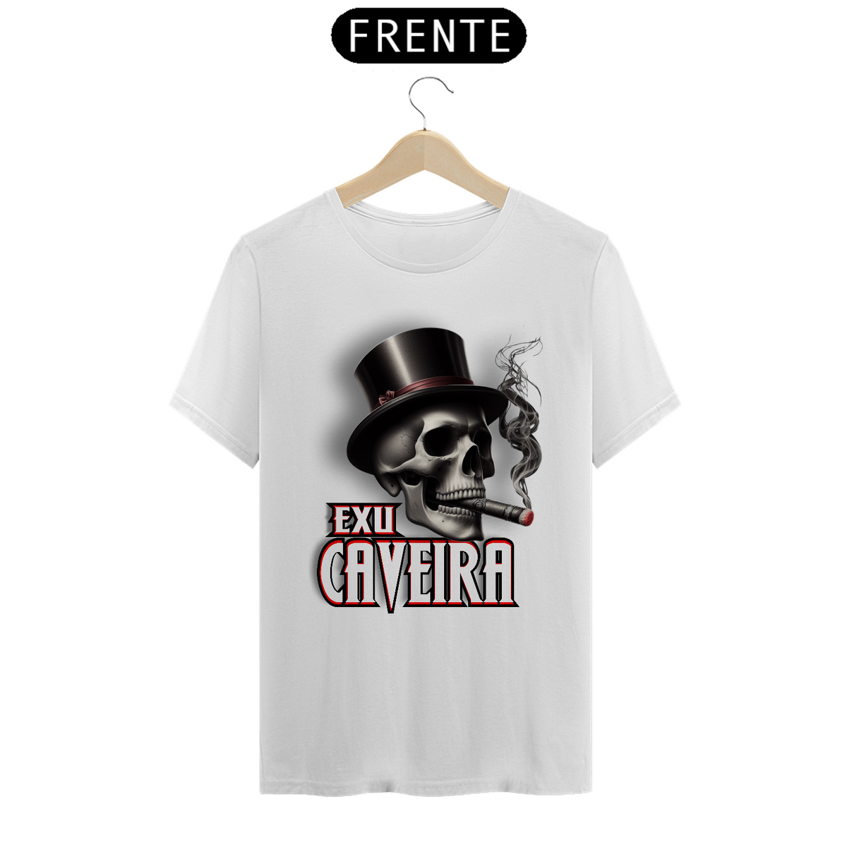 Nome do produto: CAMISETA EXU CAVEIRA