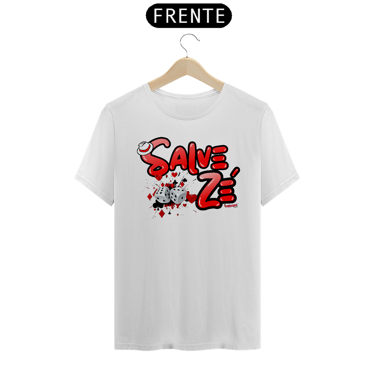 Nome do produto: CAMISETA SALVE ZÉ