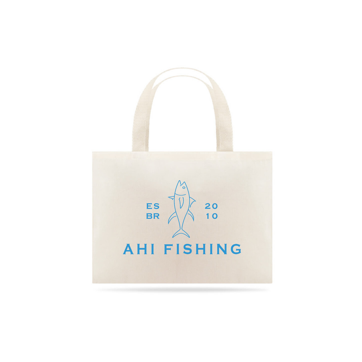 Nome do produto: ECO BAG - LOGO AHI AZUL