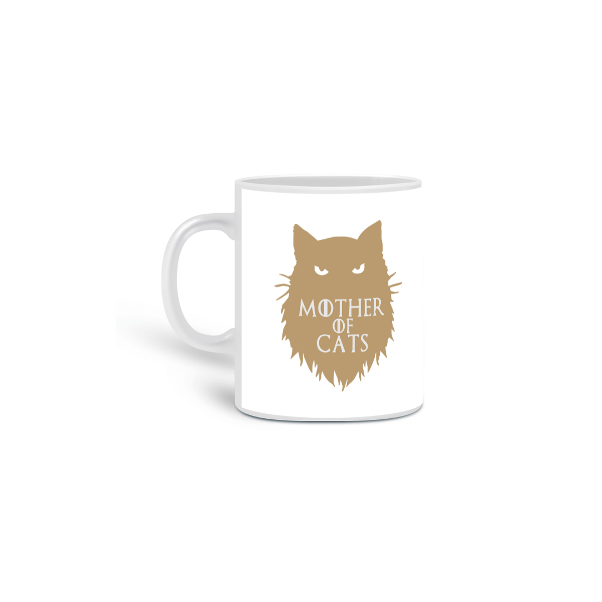 Nome do produto: Caneca Branca Mother of Cats