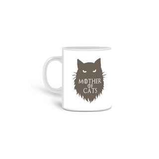 Caneca Branca Mother of Cats