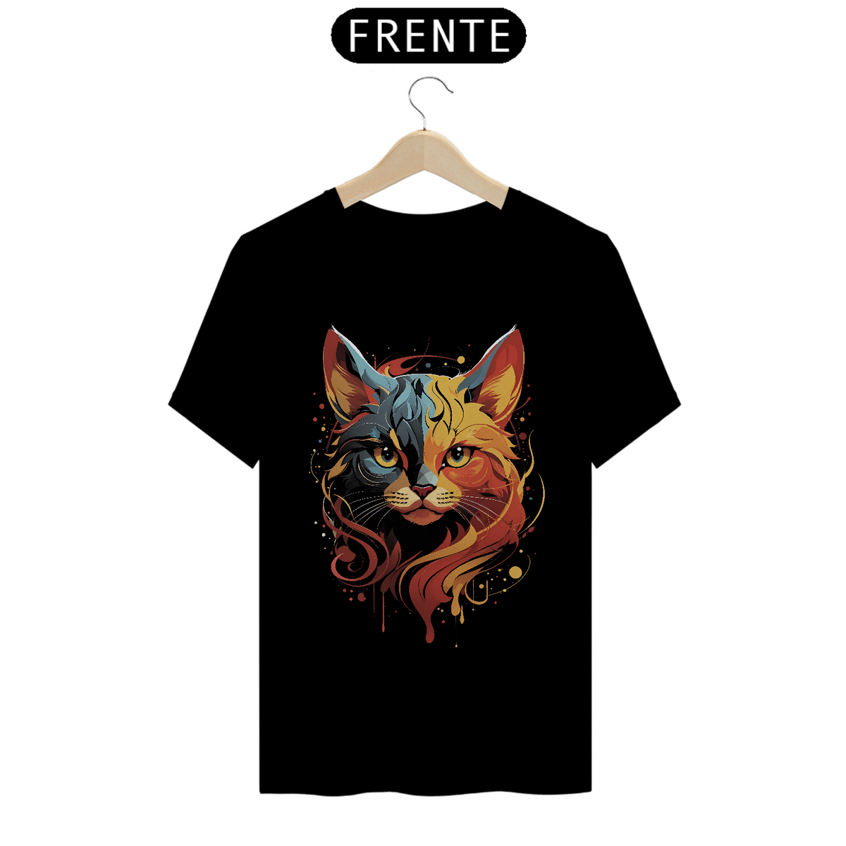 Nome do produto: T-shirt Quality Gato