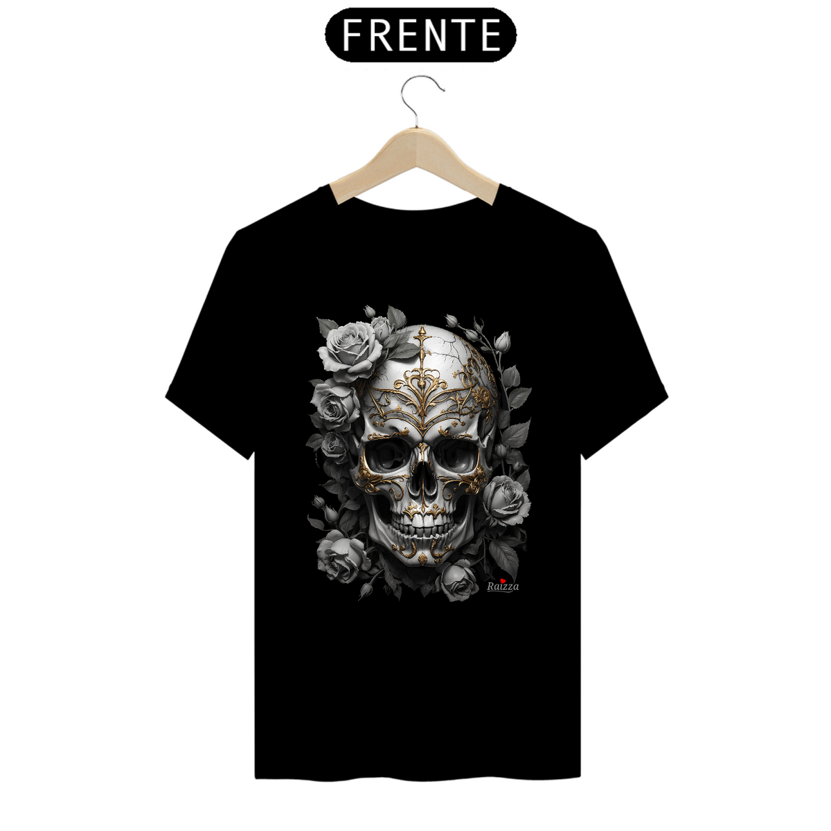 Nome do produto: Camiseta Premium Caveira