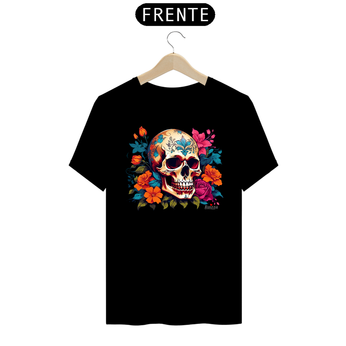 Nome do produto: Camiseta Premium Caveira