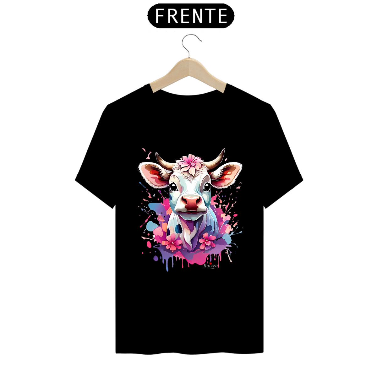 Nome do produto: Camiseta Premium Vaca