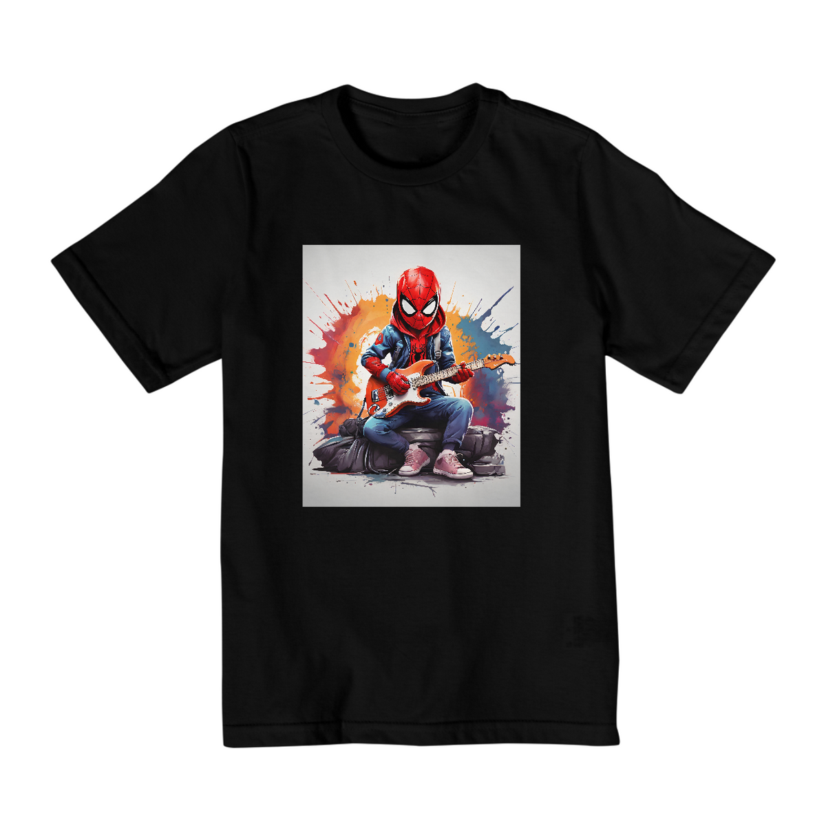 Nome do produto: Camiseta Infantil Homem Aranha Premium