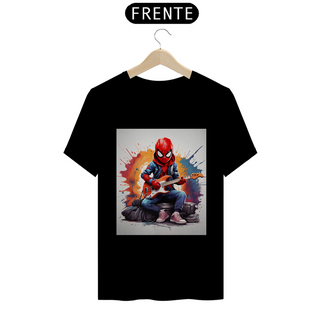 Nome do produtoCamiseta Homem Aranha Guitarrista Premium