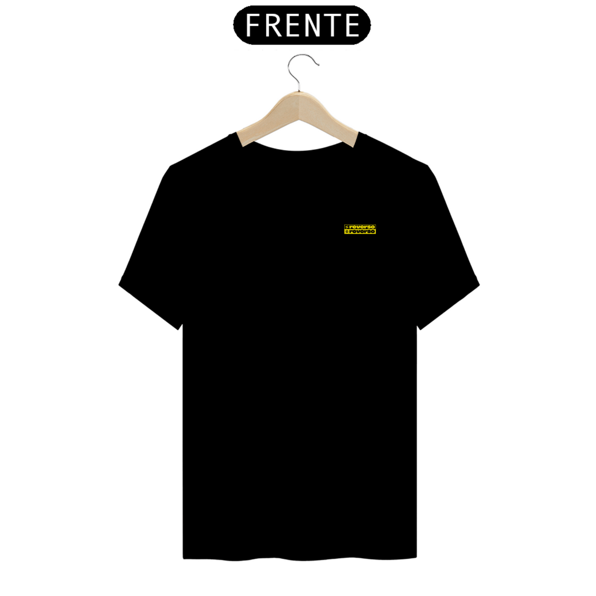 Nome do produto: Camiseta Reverso Dupla Nova Amarelo