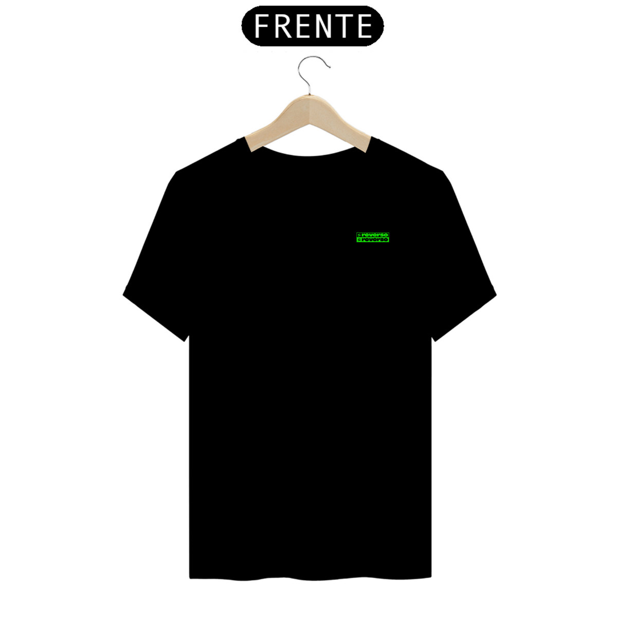 Nome do produto: Camiseta Reverso Dupla Nova Verde