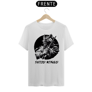 Camiseta Shijo Kingo Samurai - Branca|Cinza