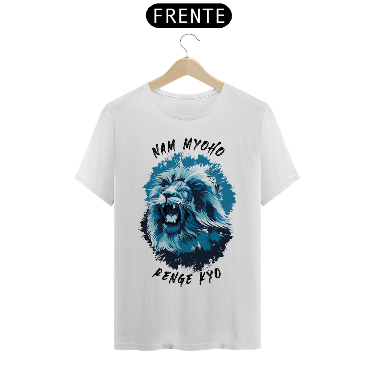 Nome do produto: Camiseta Rugido do Leão - Branca|Cinza