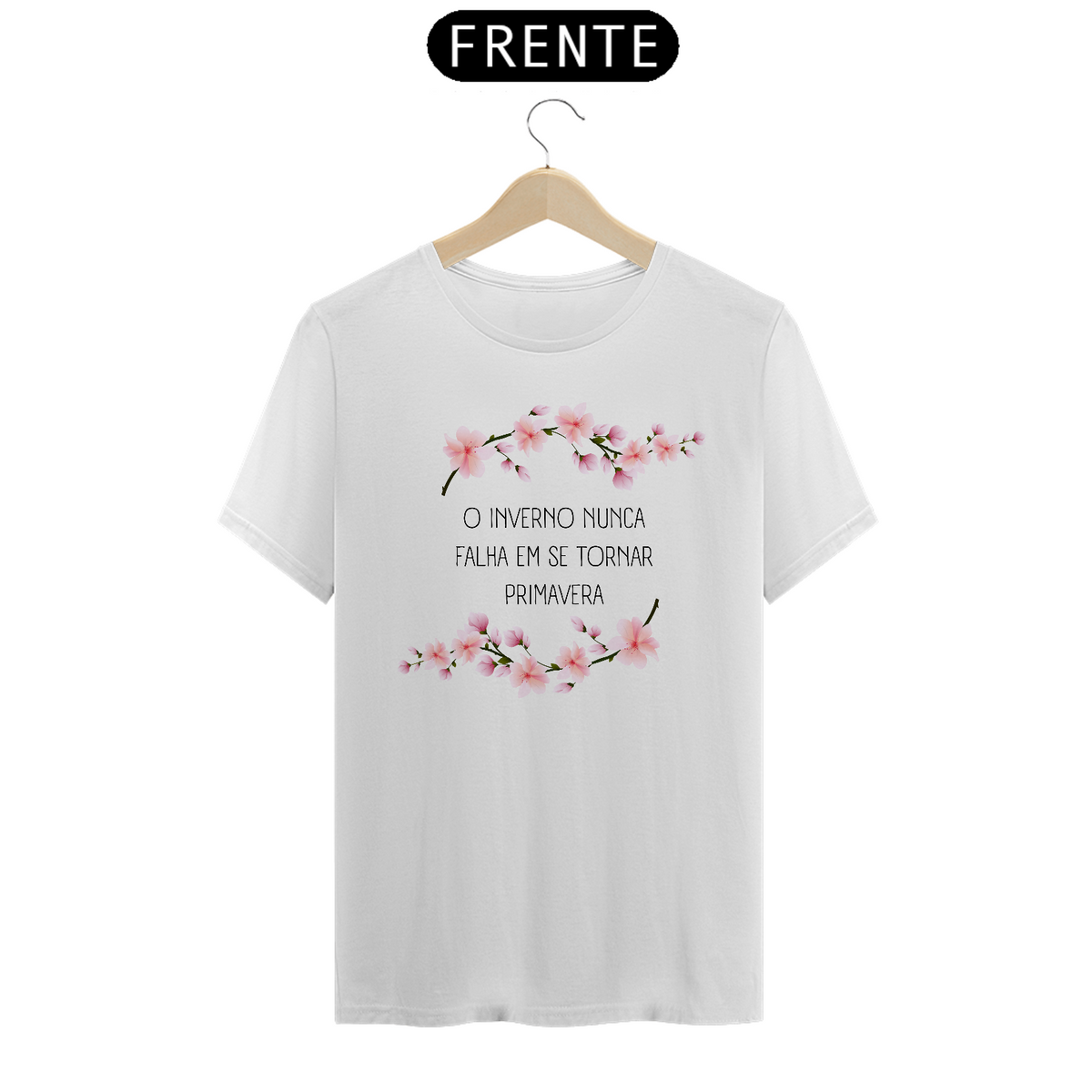 Nome do produto: Camiseta O Inverno Cerejeira - Branca