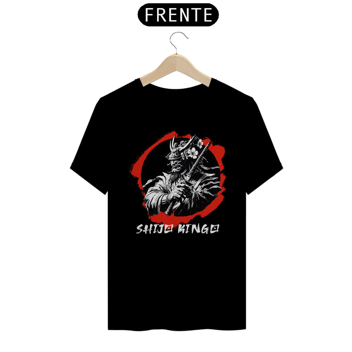 Nome do produto: Camiseta Shijo Kingo Samurai - Preta