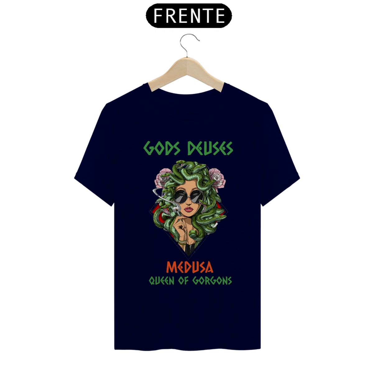 Nome do produto: Camiseta Medusa Queen of Gorgons