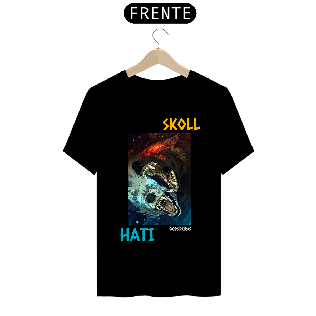 Nome do produto: Camiseta Skoll e Hati anime