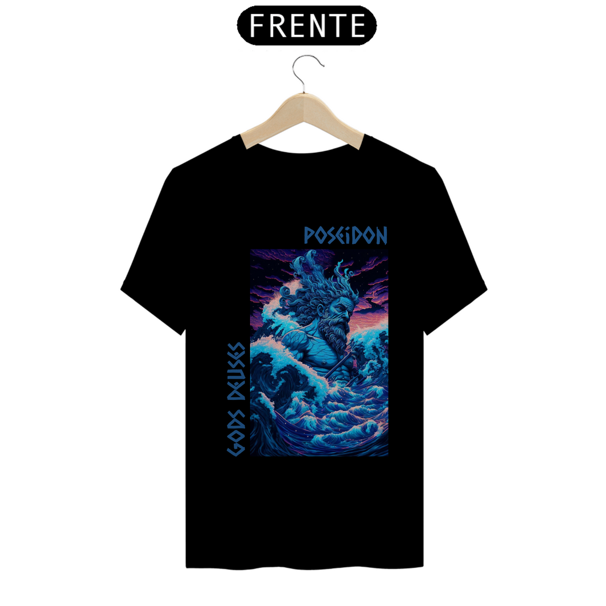 Nome do produto: Camiseta Poseidon God of Sea