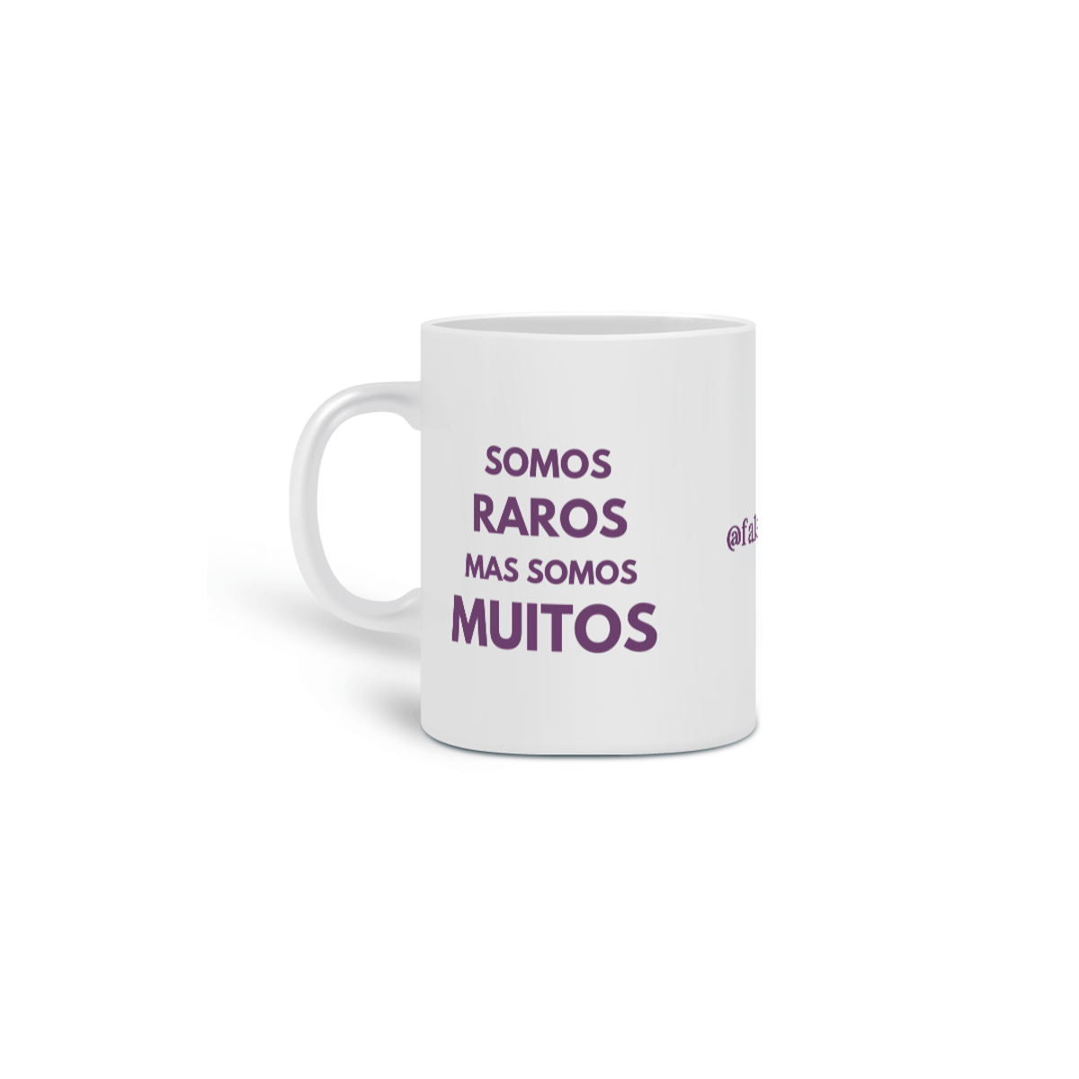 Nome do produto: Caneca - Letra Roxa