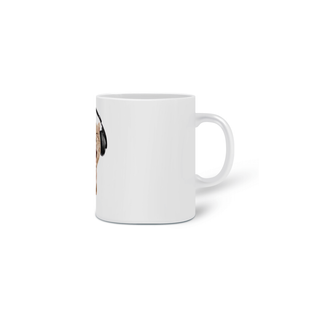 Nome do produto Caneca de gato com fones de ouvido