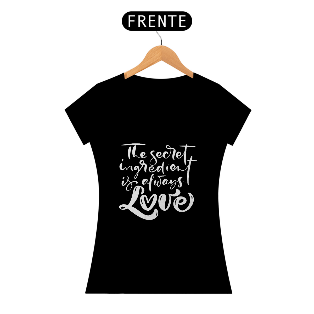 Nome do produto: Camiseta Baby long Love - The secret ingredient
