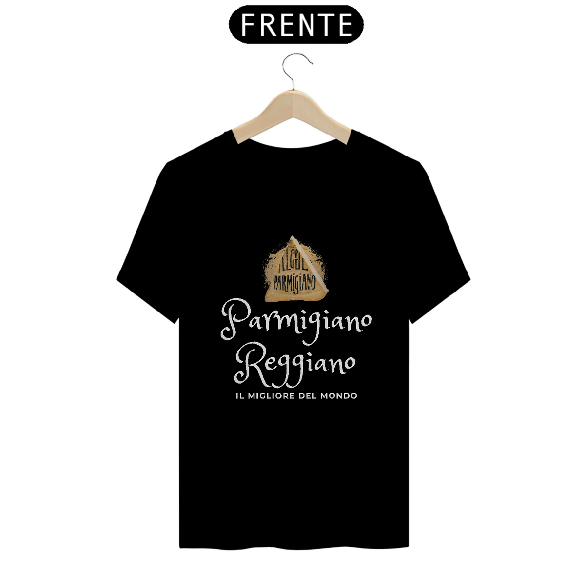 Nome do produto: Camiseta Prime Parmigiano Reggiano (preta)