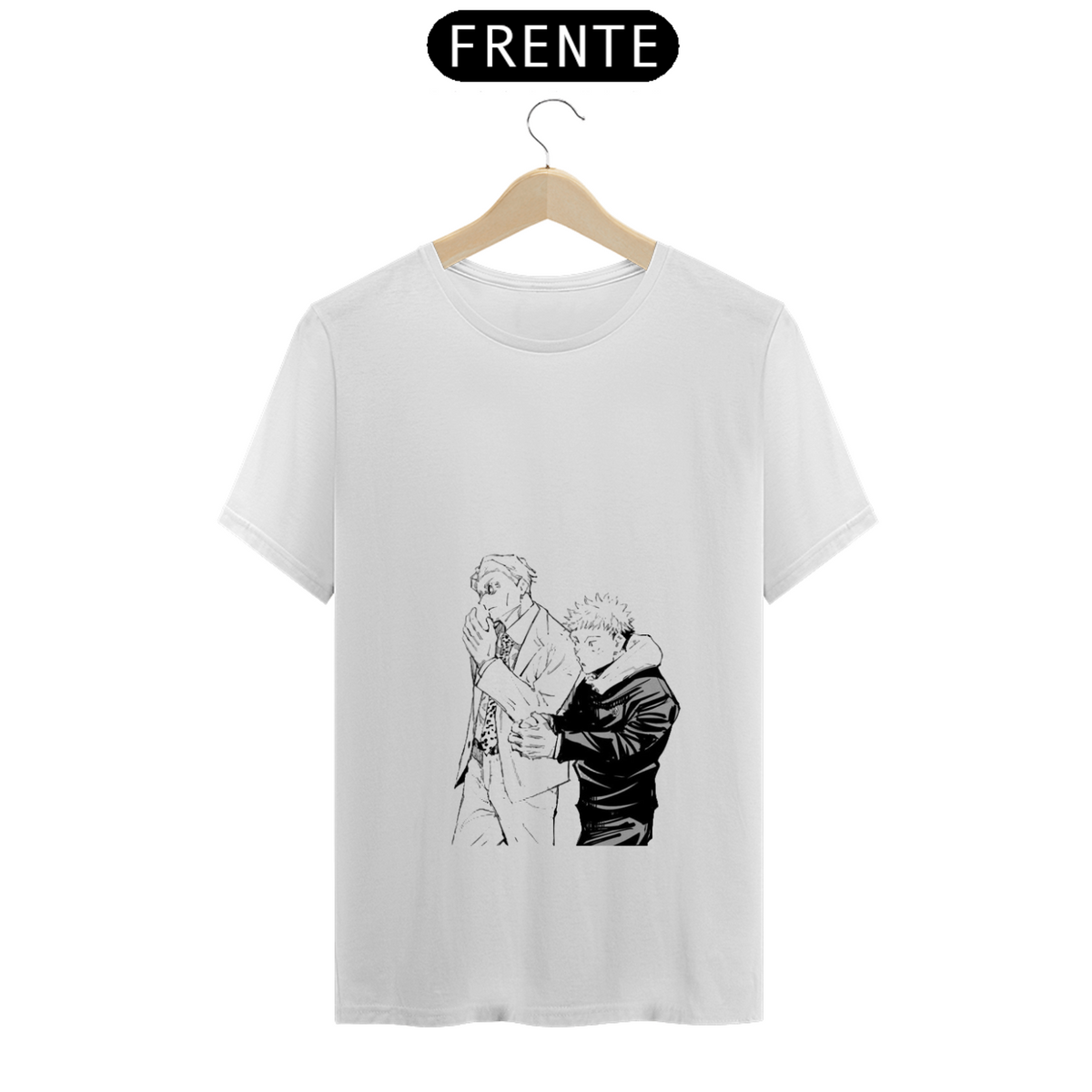 Nome do produto: Camiseta Nanami e Itadori - Jujutsu Kaisen (frente)