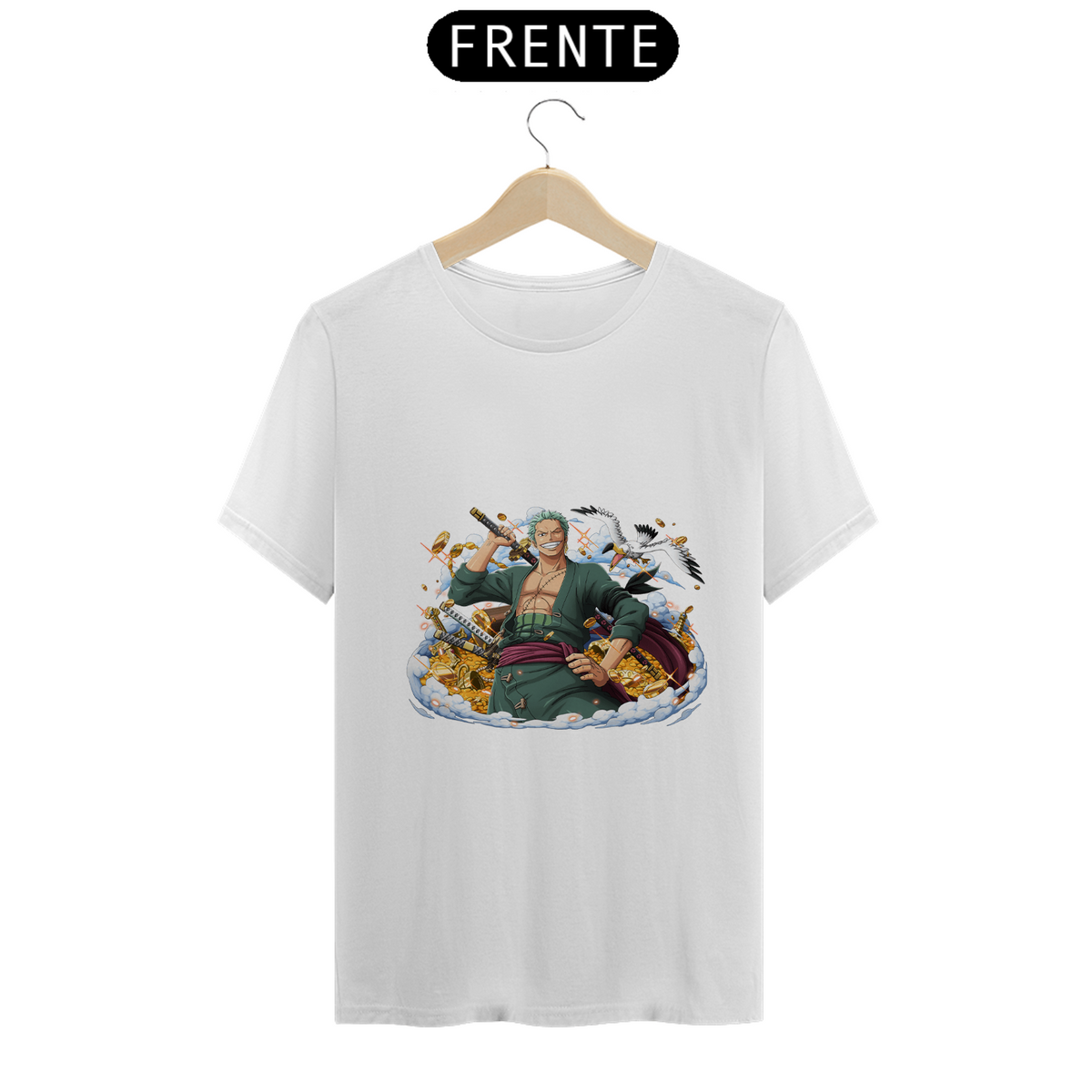 Nome do produto: Camiseta Roronoa Zoro - One Piece