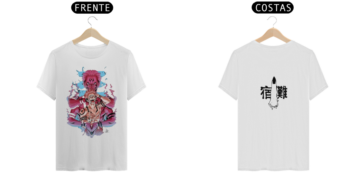 Nome do produto: Camiseta Sukuna V.2 - Jujutsu Kaisen