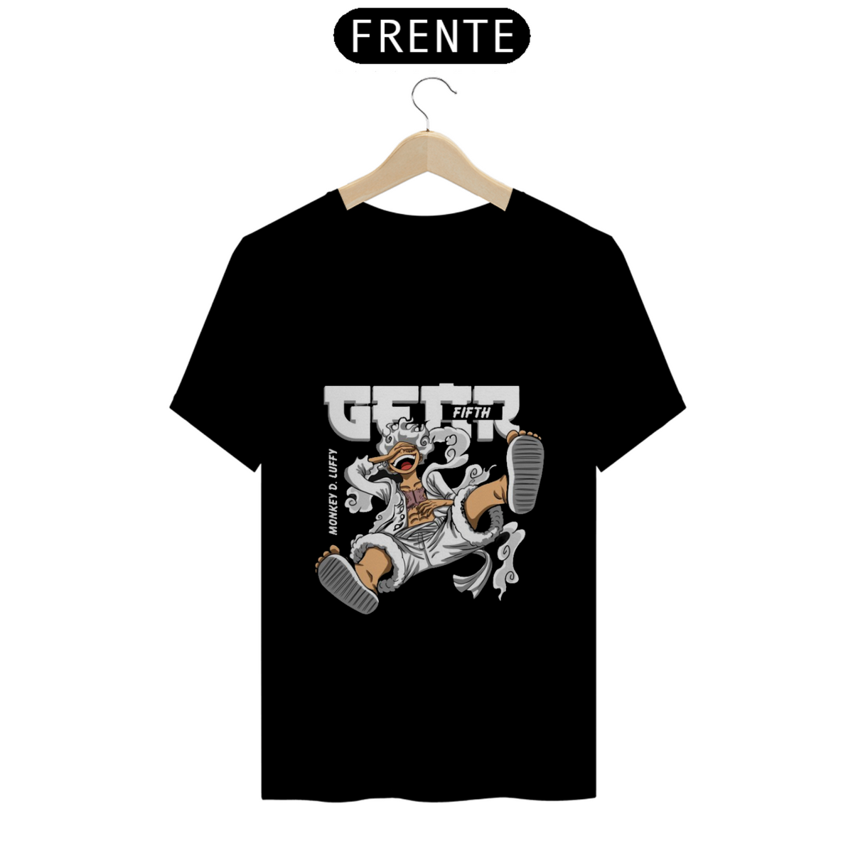 Nome do produto: Camiseta Luffy Gear 5 - One Piece