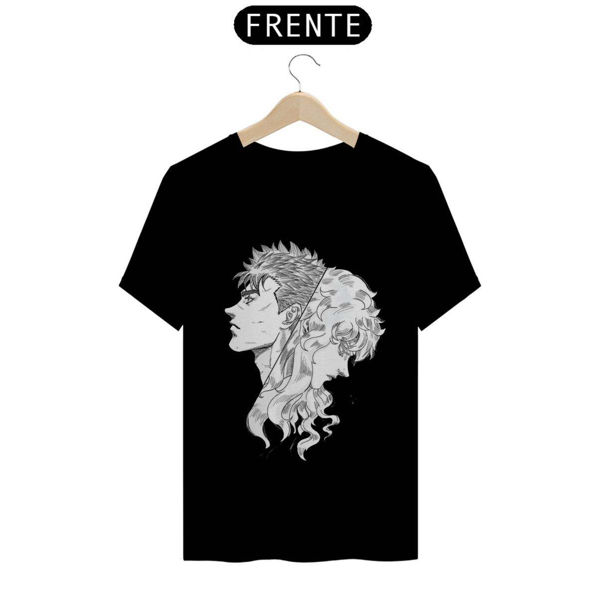 Nome do produto: Camiseta Guts e Griffith - Berserk