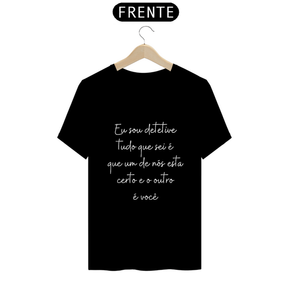 Camiseta eu sou detetive