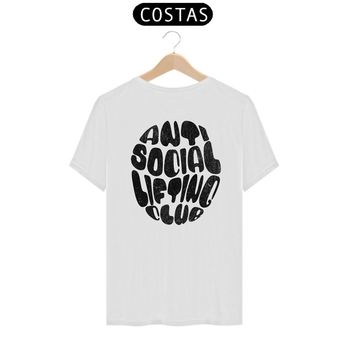 Nome do produto: Camiseta - anti social lifting club 