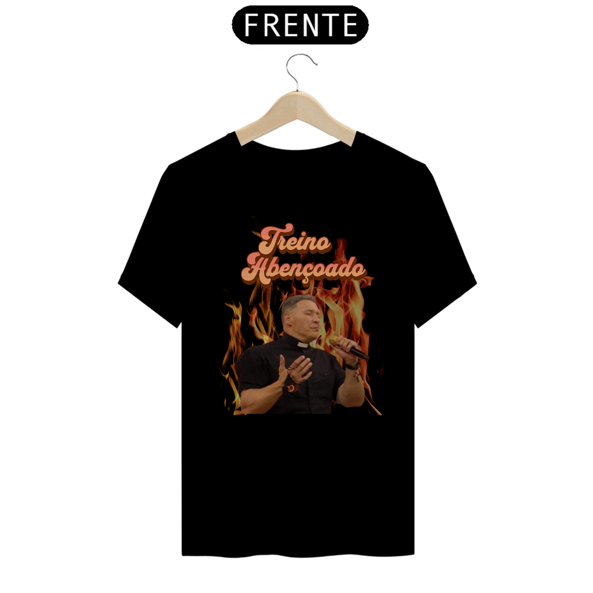 Nome do produto: Camiseta - treino abençoado