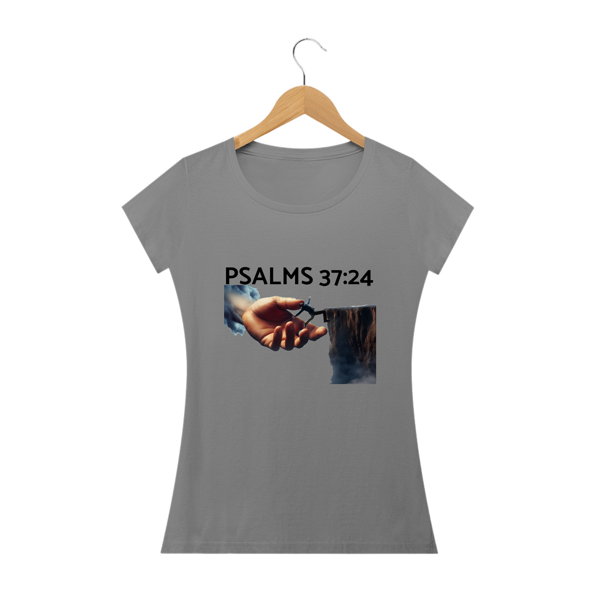 Nome do produto: Camisa Feminina Salmos 37:24