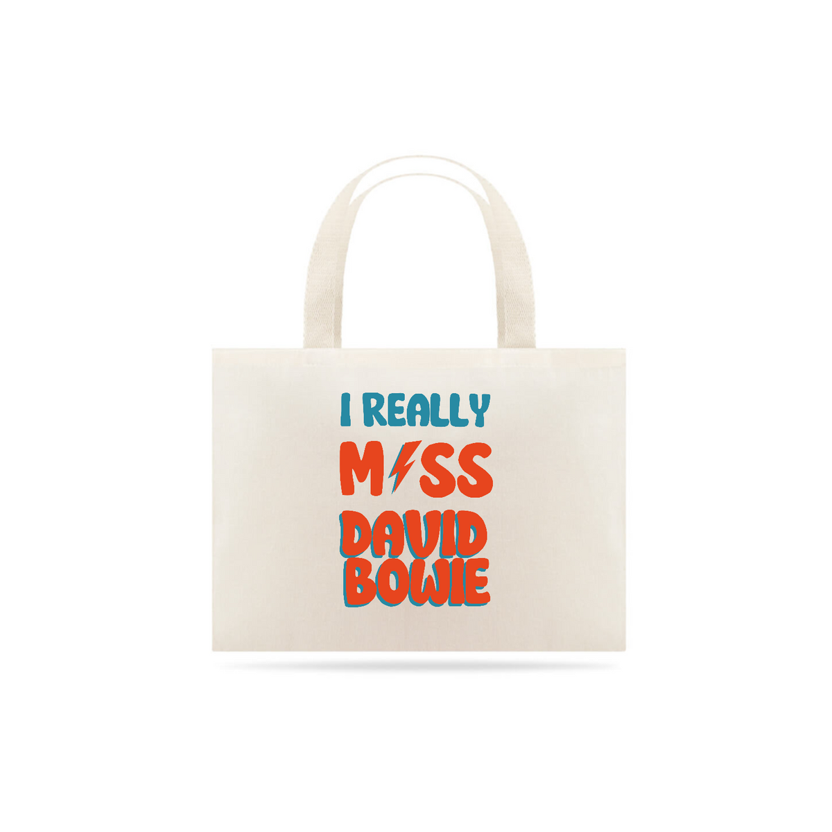 Nome do produto: Ecobag I Really Miss David Bowie