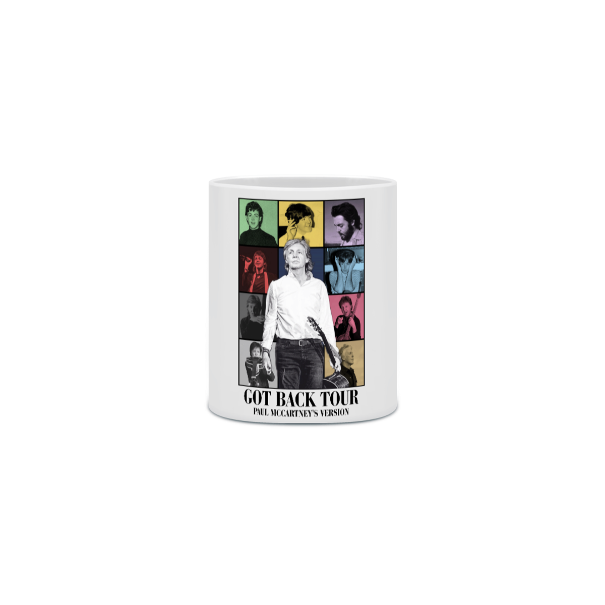 Nome do produto: Caneca Got Back Tour Paul McCartney\'s Version