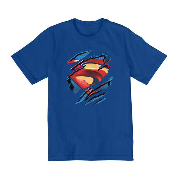 Camiseta Infantil - Unissex - 2 à 8 anos - Super Homem