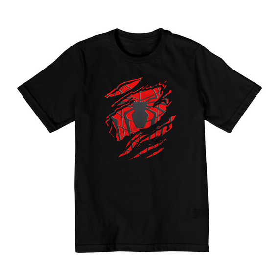 Camiseta Infantil - Unissex - 2 à 8 anos - Homem Aranha