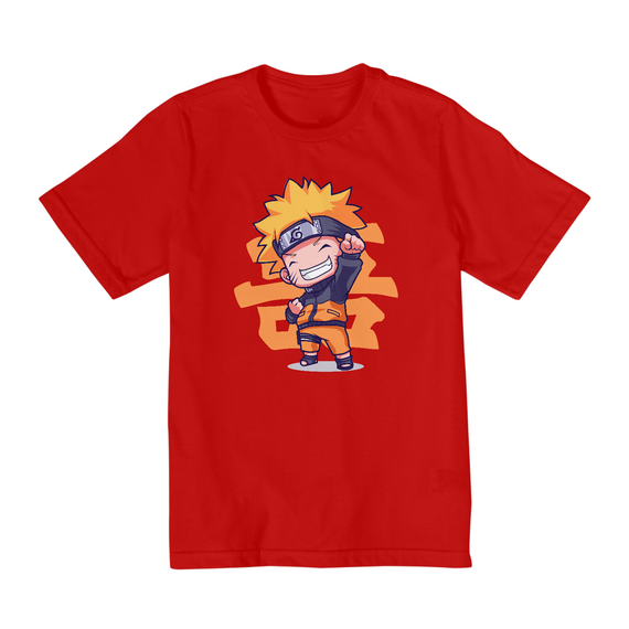 Camiseta Infantil - Unissex - 2 à 8 anos - Naruto