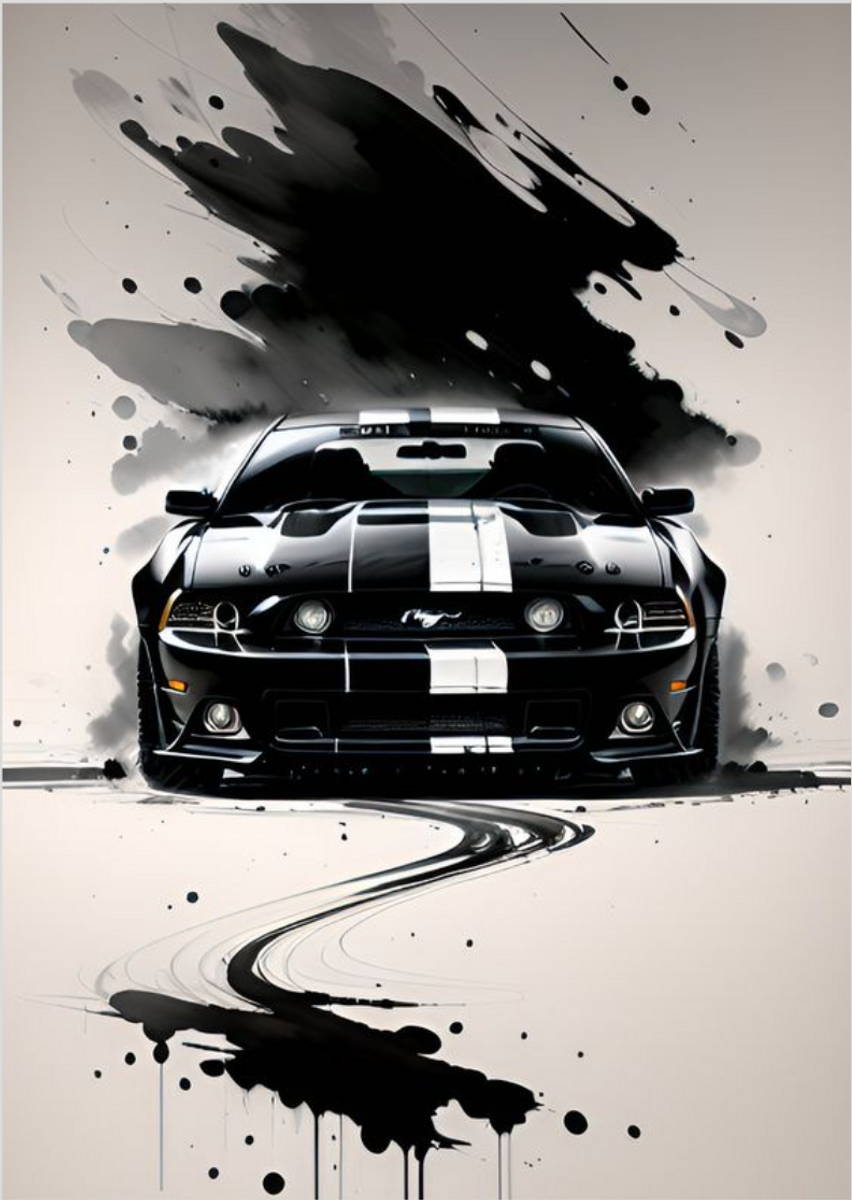 Nome do produto: Poster Mustang