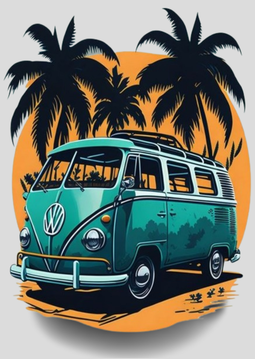 Nome do produto: Poster Kombi Sunset