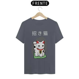 Nome do produtoCamiseta Maneki Neko o gato da sorte japonês