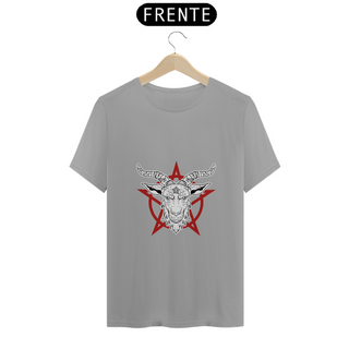 Nome do produtoCamiseta bode branco com pentagrama