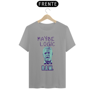 Camiseta Maybe Logic - Robert Anton Wilson (azul)